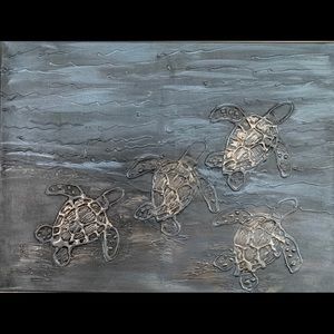 Baby Turtles on beach